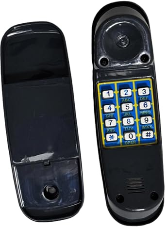 Toy Phone for Kids Swing Set, Pretend Play Telephone with Number Keys for Outdoor Playground Treehouse, PP Material for Boys Girls Toddlers