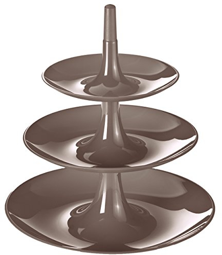 Koziol Etagere Babell L, Kunststoff, 31,4 x 31,4 x 34 cm