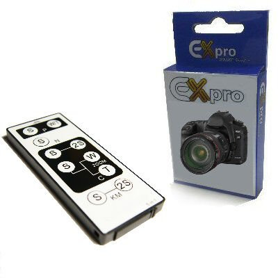Ex-Pro® Nikon White Remote switch shutter release wireless (Infrared) for Nikon DSLR Cameras D40, D40x, D60, D70, D80, D90, D3000, D5000