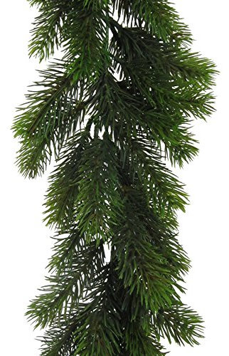 Künstliche Tannengirlande ca 180 cm (170 cm). Mit ca 168 Tannen- Trieben.