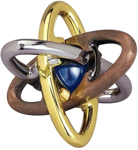 Bits and Pieces Ez Atom Metall-Puzzle Marmor in der Mitte Puzzle Puzzel Puzzle