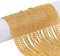 PandaHall 5 Yard Messing Twist Kette Curb Kette Groesse 3x2mm Schmuck Machen Kette Golden