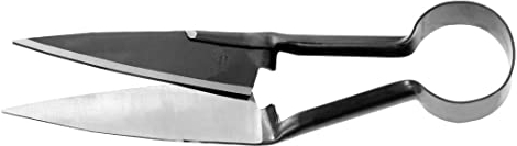 Berger Buchsbaumschere 2711 mit Rundfeder Schafschere aus geschmiedeten Klingen, Klingenlänge: 14 cm