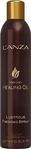 L'ANZA Keratin Kur, Haaröl-Spray für Glanz und Volumen, versorgt das Haar von der Wurzel bis in die Spitzen mit Feuchtigkeit, bändigt Frizz und verleiht Glanz (350 ml)