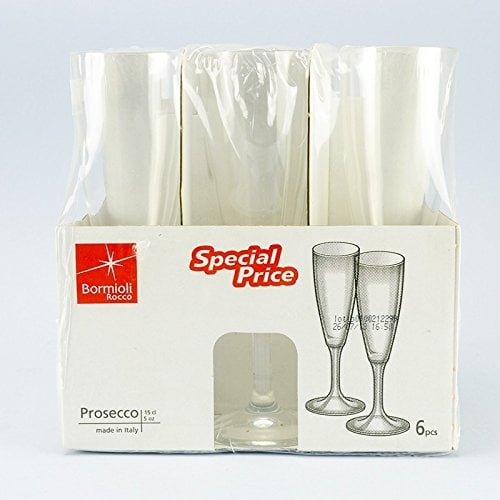Bormioli Rocco Lot de 6 flûtes à champagne 150 cm
