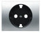 Niessen - 8488tt tapa enchufe schuko olas titanio Ref. 6520535326