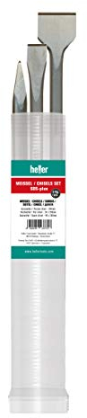 Heller Tools 2011 Heller Standard SDS-plus Meißel-Set 3-teilig, Spitz-, Flach- und Spatmeißel, 250 mm, meißel set sds plus
