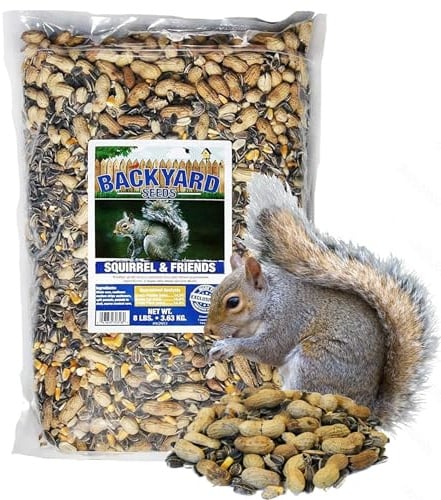 CountryMax 8LB Backyard Seeds Squirrel & Chipmunk Food Mix