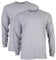 Gildan Unisex's Ultra Cotton Long Sleeve T-Shirt, Style G2400, Multipack, Sport Grey (2-Pack), 5XL (Pack of 2)