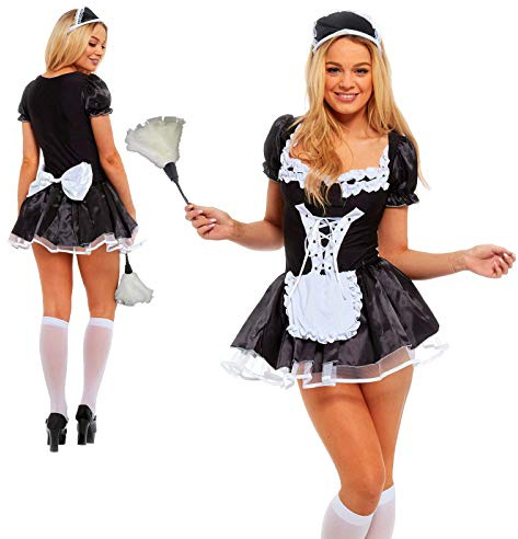 French Maid & Feather Duster Large