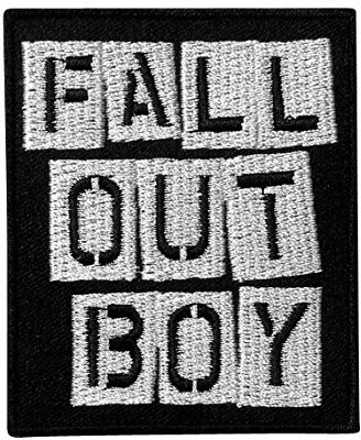 Fall Out Boy Rocker Aufnäher Besticktes Patch zum Aufbügeln Applique
