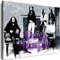 Myartstyle - Bilder Deep Purple Band 60 x 40 cm Leinwandbild XXL - Wandbild 1 Teilig - Gerahmter Kunstdruck Musik w-s-2023-65