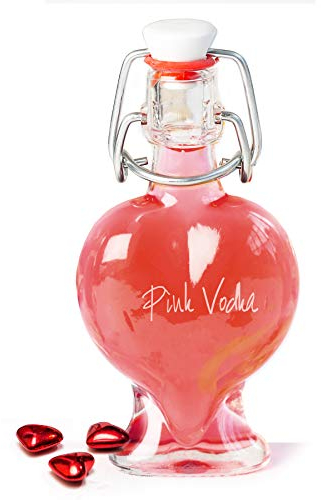 Vodka Gift Miniature Heart 40ml (Pink Vodka)