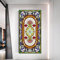 Dekorfolie Glasmalerei Fensterfolie Sichtschuzfolie Milchglasfolie Kirchenstil 95 Statisch Haftend Privatsphäre Fensteraufkleber 15.7x23.640x60cm
