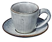 Broste Copenhagen Espressotasse, Steingut, 5,5 x 5 cm, 14533456