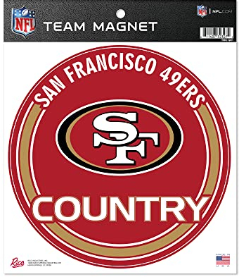 Rico Industries NFL San Francisco 49ers 20,3 cm runder Magnet