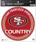 Rico Industries NFL San Francisco 49ers 20,3 cm runder Magnet
