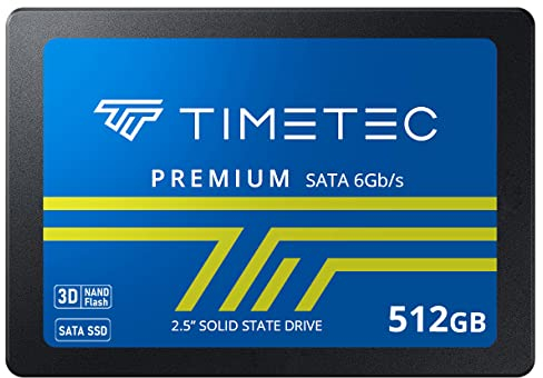 Timetec SSD NVMe PCIe Gen3x4 8Gb/s M.2 2280 3D NAND TLC 150TBW High Performance SLC Cache Read/Write Speed Up to 1,600/1,000 MB/s Internal Solid State Drive (512GB)