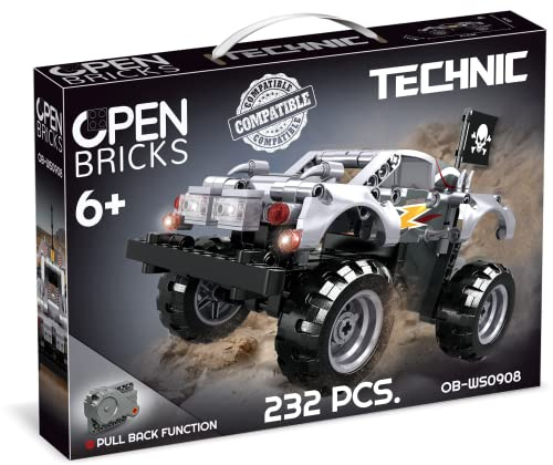 OPEN BRICKS - Monster Truck Silver OB-WS0908