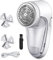 Machine Anti Bouloche,Rasoir Anti Bouloche,Anti Bouloche Vetement de USB Rechargeable Portable,Machine a Bouloche pour Chandails/Vêtements/Rideaux/Tapis,2* Lame de Rechange-Blanc