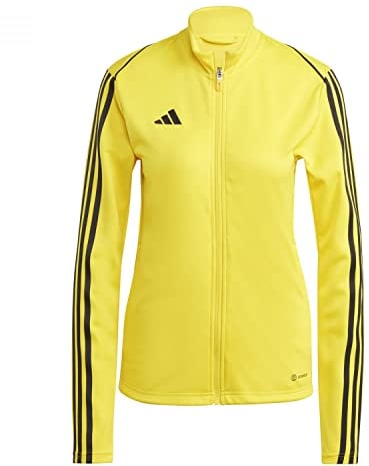 adidas Womens Tracksuit Jacket Tiro 23 League Training Track Top, Team Yellow, IC7873, M