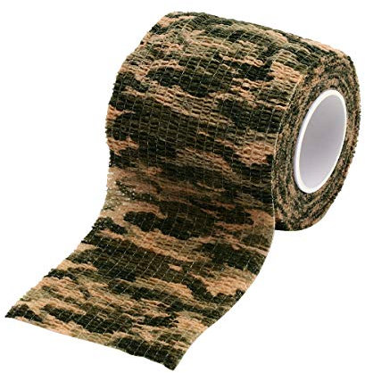 Ruban Camouflage De l'Armée Militaire Tissu Camouflage Camouflage Tape Bande Cohésive de Camouflage pour Le Camping Chasse au Fusil Chasse Autocollants Vélo Camouflage (1)