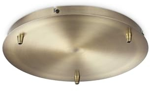 IDEAL LUX Rosone Standard 3 Leuchten Messing brüniert Lampe 285610
