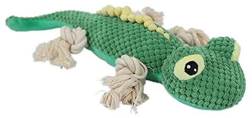 Belcka- Large Plush Dog Toy With Natural Cotton Rope- Interactive Dog Toys for Boredom- Durable Dog Chew Toys for Small, Large, Medium Breeds- Squeaky Dog Toys for Pets- Dog Gifts
