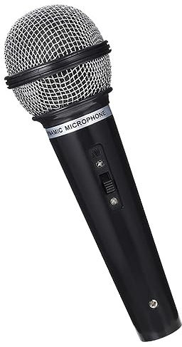 XNHIU Microphone Prop Microphone Model Simulated Microphones Pretend Toy Fake Karaoke Microphones for Performance Holiday Party