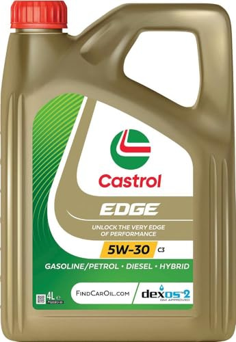 CASTROL Motoröl 5W-30 EDGE Synthetiköl Motor Öl ACEA C3 API SN API CF C3 4L Kompatibel mit VW Golf 7 Schrägheck 5G1, BQ1, BE1, BE2 Golf 4 Schrägheck 1J1 Golf 6 5K1 Golf 5 Schrägheck 1K1 POLO 9N