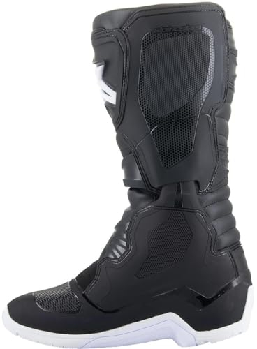 Alpinestars Tech 3 Enduro - Stivali da motocross, impermeabili, Nero/Bianco, 46 EU