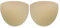 EMDOMO Removable Bra Pads Inserts Large Size Bra Pads Women Half Round Thick Cushion Sports Cups Bra Insert for Bikini Top Swimsuit (Pack of 3 pairs) (Khaki)