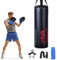 COSTWAY Kids Punch Bag, Heavy Filled Junior Boxing Bag Set with Gloves, Wall Bracket and Storage Bag, Punching Training Kit for Workout Muay Thai Martial Taekwondo(29 x 29 x 73cm,with Skipping Rope)