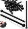 SWTYExt Lot de 20 vis cylindriques à six pans creux M6 x 100 mm en acier au carbone Vis à tête hexagonale Noir Vis à tête hexagonale pour accessoires d'outils de réparation