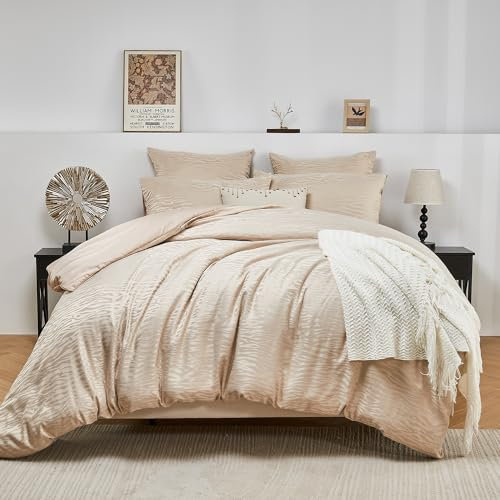 Luofanfei Satin Bettwäsche 220x240 cm Leopard Muster Khaki Beige Seide Glatt Glänzend Kühlende Sommer Wendebettwäsche 3 Teilig Microfaser Leopardenmuster Bettbezug Set Einzelbett mit Reissverschluss