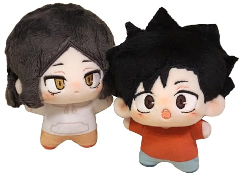 Xinnice Haikyuu!! Kissen Anime Kuroo Tetsurou & Kozume Kenma Gefüllte Wurfkissen Cartoon Weiches Kissen, Sofas, Autoinnere Dekorationen, Sammlerstücke für Anime-Fans (12cm)