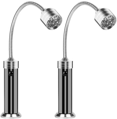 AMFUN Grill Licht, 2 Stück Magnetische Grilllampe, Outdoor Grill Lichter, BBQ Licht Set, 360 Grad Drehwinkel, Grill Lichter BBQ Zubehör für Barbecue Picknick Outdoor