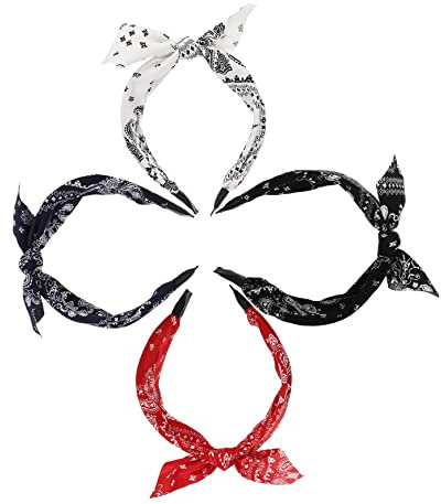 DRESSOOS 4stücke Haarbänder Mit Schleife Stylische Party Haarschmuck Für Damen Und Robuste Und Wiederverwendbare Kopfbedeckung Für Festliche Anlässe