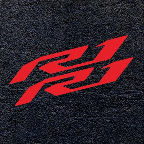 MPODYTSF Aufkleber für Motorrad Für Yamaha YZF-R1 R1 Motorrad Reflektierende Tank Pad Dekoration Zubehör Aufkleber Aufkleber(Rosso)