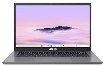 ASUS Chromebook Plus CX34 Laptop, 14 FHD (1920x1080) Touchscreen, Intel® Core™ 5 Processor 120U, 512GB SSD, 16GB LPDDR5 RAM, ChromeOS, Gray, CX3402CVA-DSU51T-CB