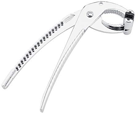 Food Grade Zinc Alloy Oven Clamp/Holder Pliers with Comfortable Grip for Hot Pot Grabber, Kitchen Tongs for Hot Pot Plate Baking Tray, Multi-Functional and Hassle