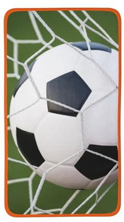 GSGCSBYMLG Saugfähiges Handtuch mit Fußball-Aufdruck