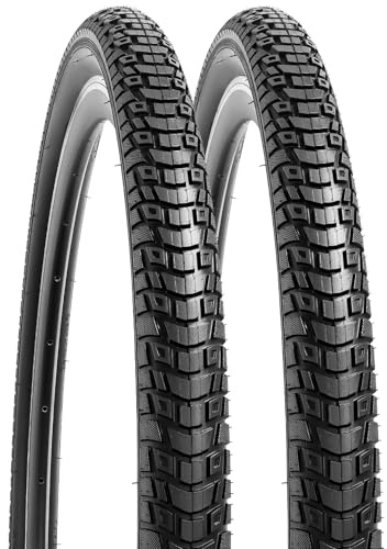 YUNSCM 2-PCS 700C Ruta Bicicleta Cubierta 700x45C 47-622 Compatible with 28x1.75 700x44C 700x45C 700x46C Bicicleta Bike Cubierta(Y-764)