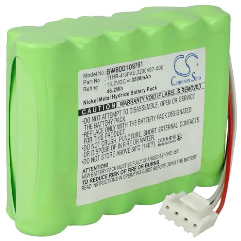 vhbw Akku Ersatz für Fujikura BTR-08R | 11HR-4/3FAU, BTR-08 für Spleissgerät (3500mAh, 13,2V, NiMH)