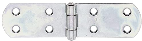 Alberts 315542 Kistenband | mit vernietetem Stift | galvanisch verzinkt, dickschichtpassiviert | 135 x 35 mm