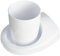 Haceka, UNO, Bad Accessoires, Becher,Becherhalter, Zahnbürstenbecher, Kunststoff, Weiß, 1113155