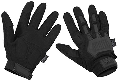 MFH Tactical Handschuhe, Action Schwarz, M, Schwarz