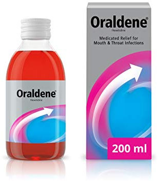 Oraldene Mouthwash | Use at First Sign of Sore Throat | Medicated Mouthwash - Sore Throat Treatment for Adults | 200ml