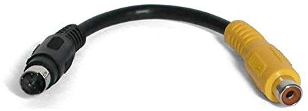 StarTech.com 6 inch S-Video to Composite Video Adapter cable S-vídeo 0,15 m Negro - Cables S-vídeo (0,15 m, Negro, Macho/Macho, 21 mm, 82 mm, 150 mm)