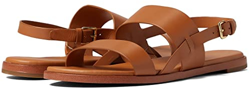 Cole Haan Women's Flynn Flat Sandal, Pecan Leather, 9 Medium